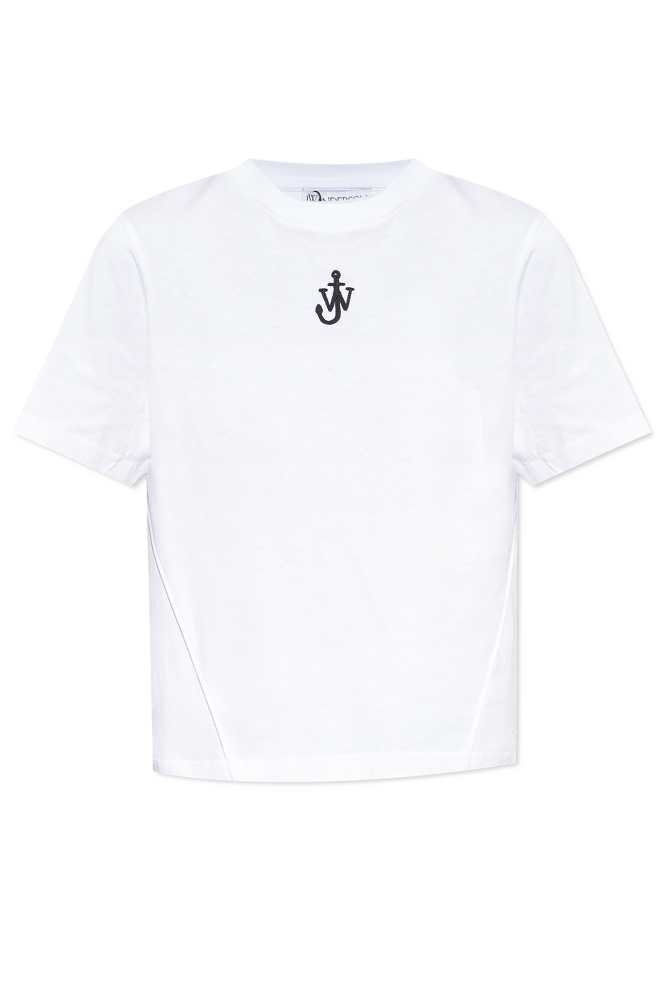 ANCHOR LOGO CROPPED PANELLED T-SHIRT – JW Anderson